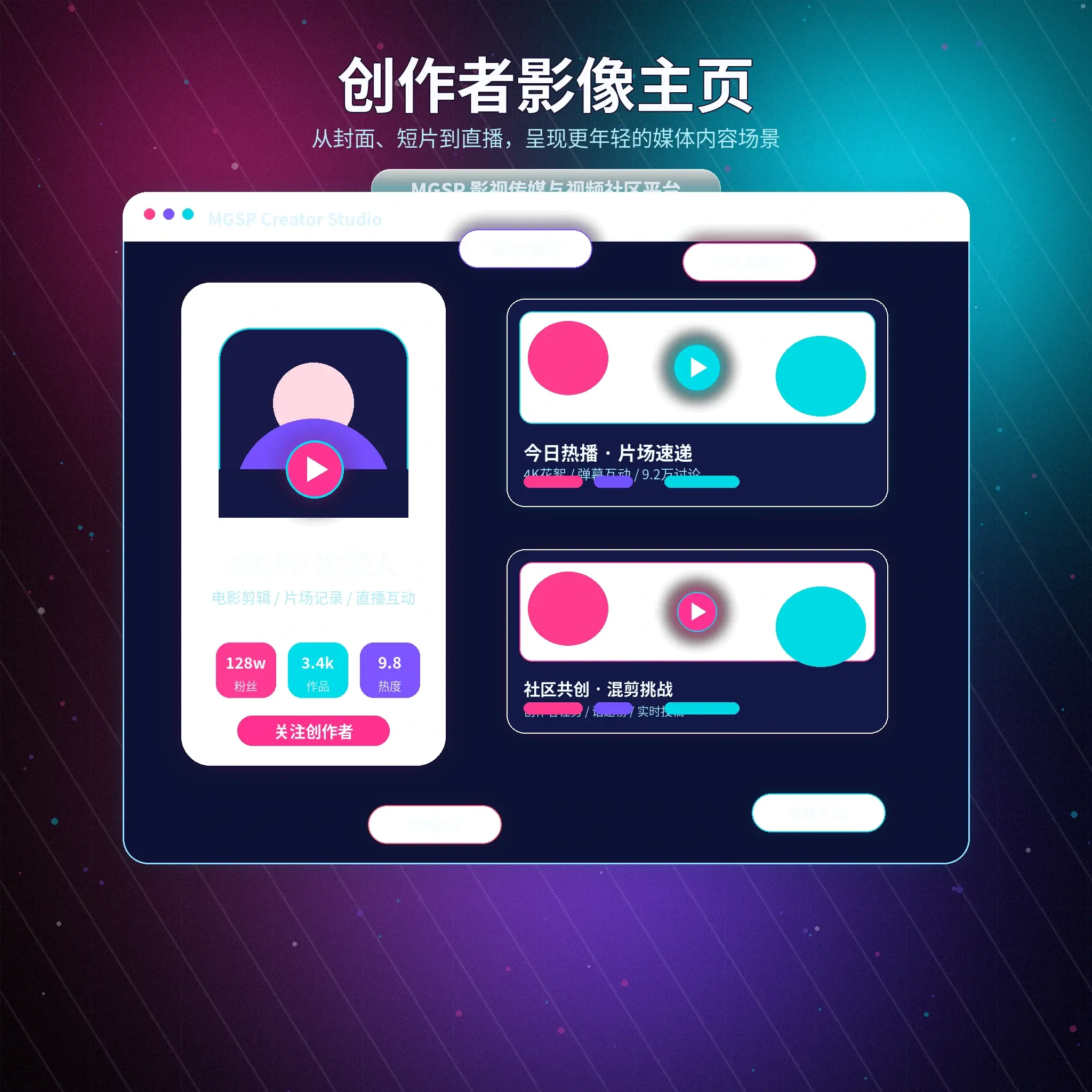 蘑菇视频昵称头像服务展示